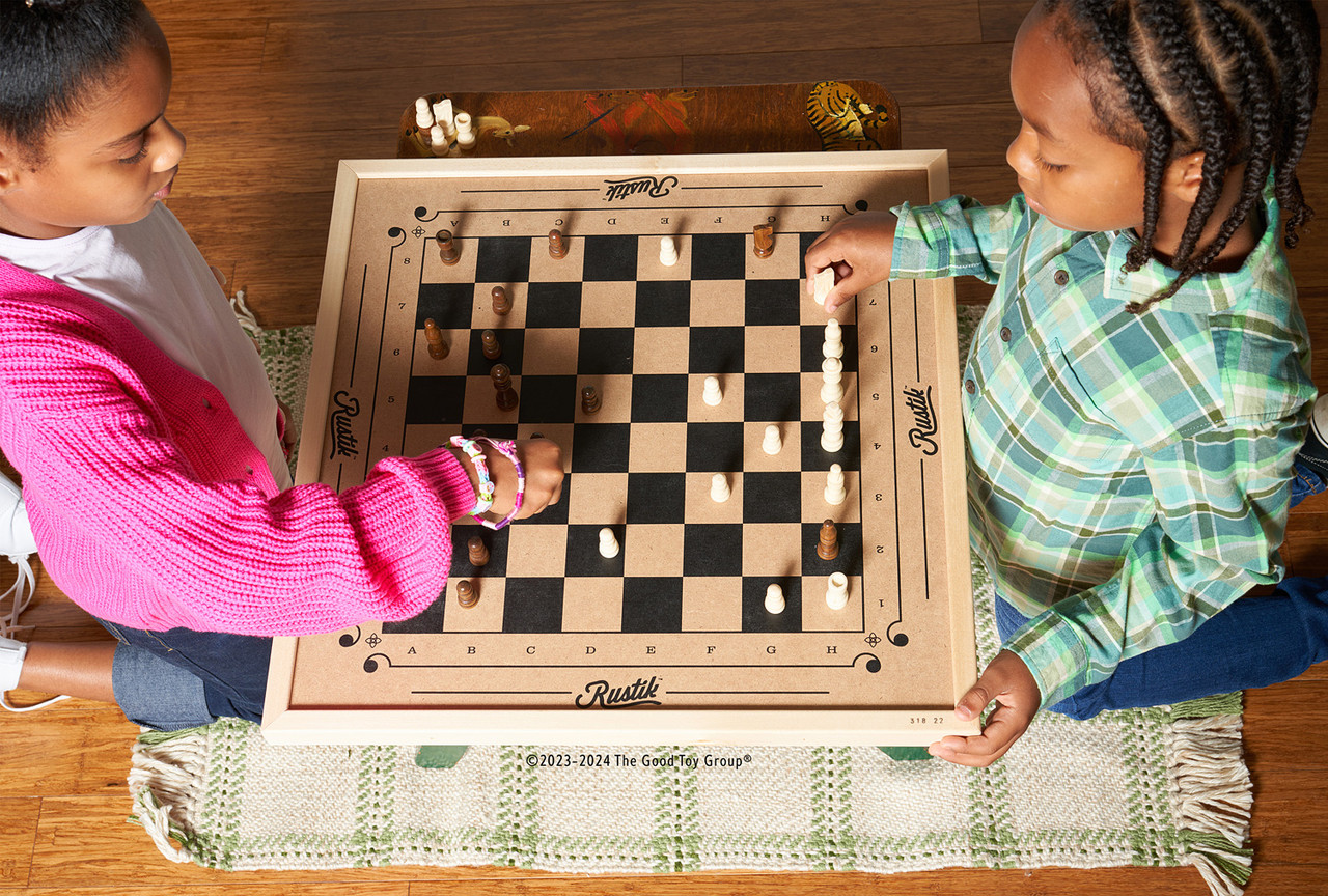 Sling Puck Game and Chess Game,Fast Sling Puck Game,Wooden Board Game for  Kids and Family,Sling Puck Winner Board Games for Family, Birthday Gift 