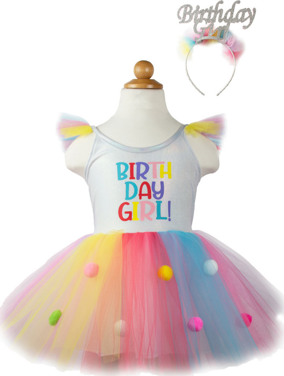 Birthday Girl Dress & Headband 4