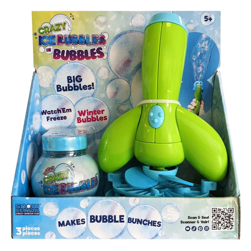Crazy Ice Bubble In Bubbles Electronic Blower - PlayMatters Toys