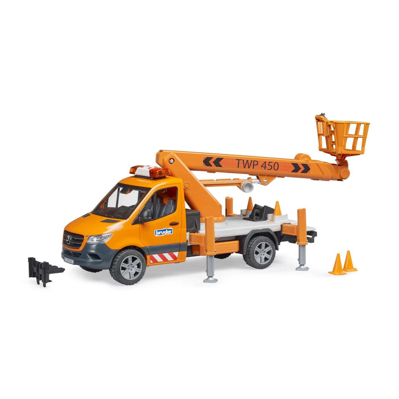 Mb Sprinter Service Truck With Crane - PlayMatters Toys