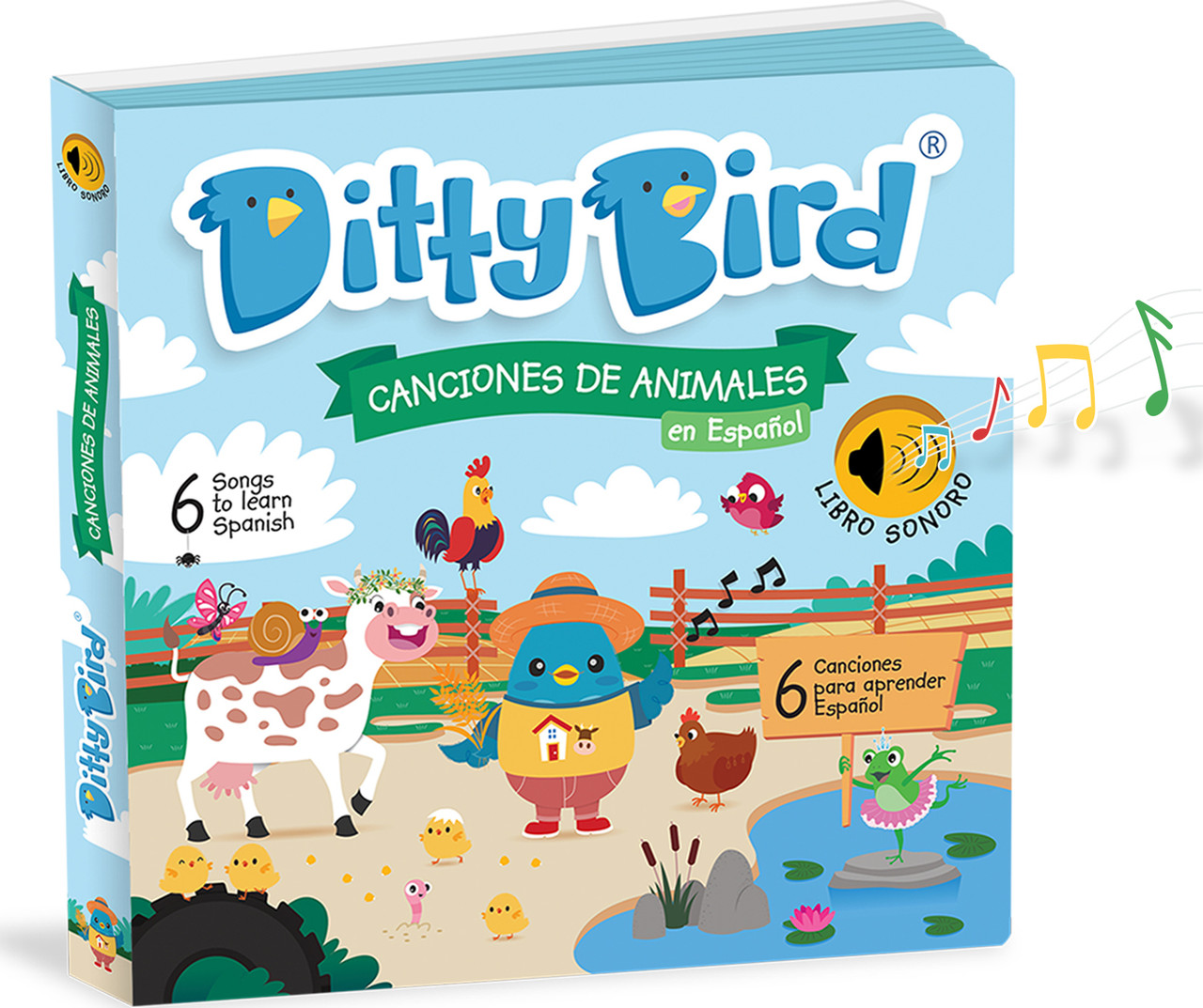 DITTY BIRD Sound Book: Canciones de Animales 2