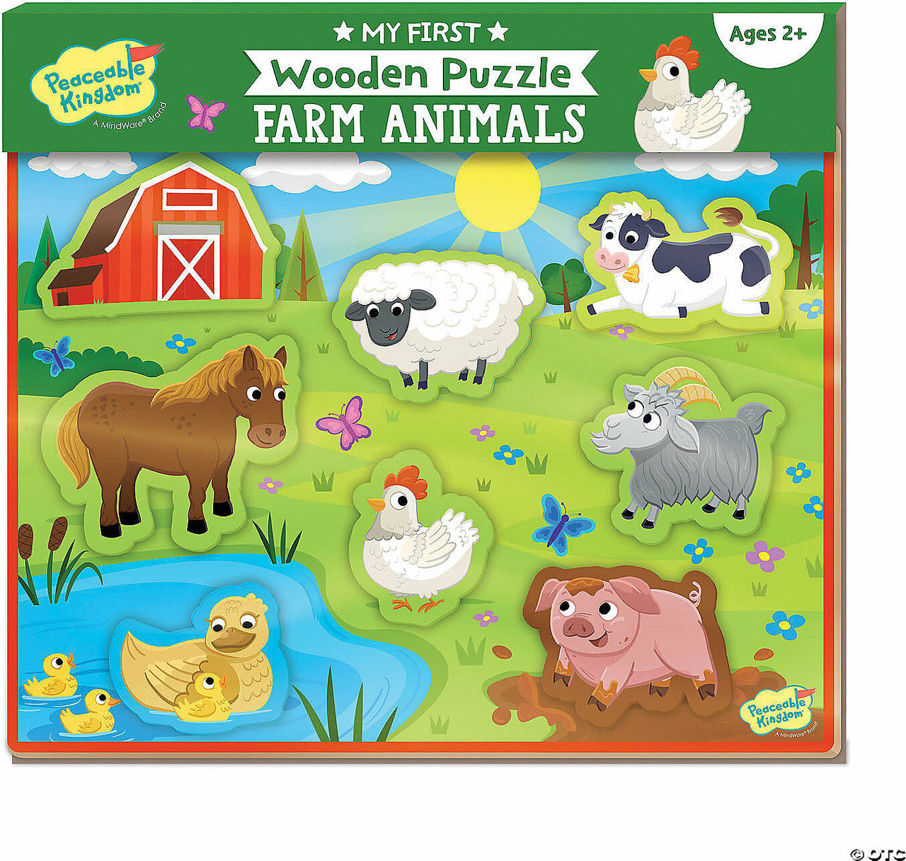 My First Wooden Puzzle: Farm Animals 1
