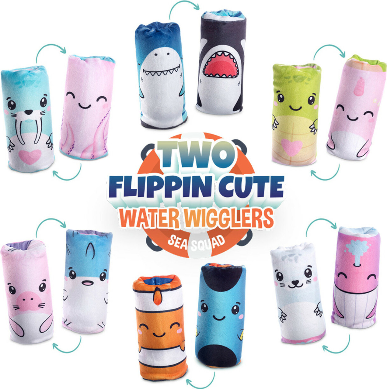 Two Flippin' Cute - Plush Water Wiggler Sea Squad Edition 1