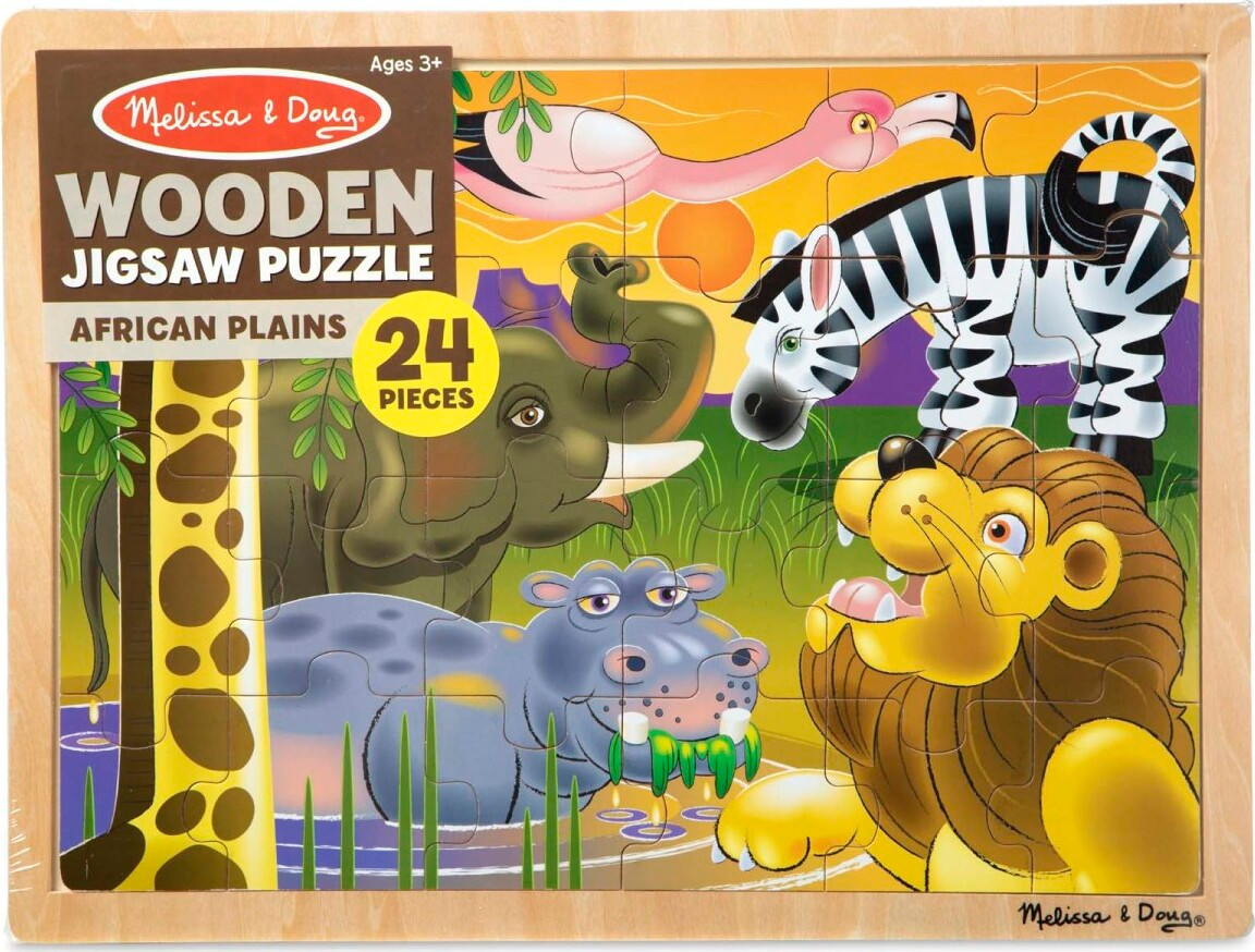 Melissa & Doug Construction Jigsaw Puzzles in A Box