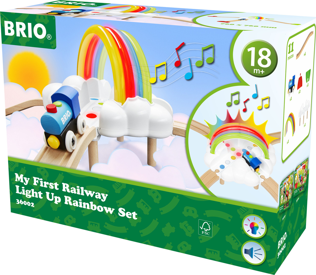 My First Railway Light Up Rainbow Set 1