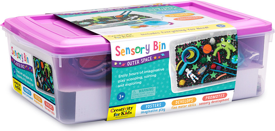 Sensory Bin - Outer Space 2
