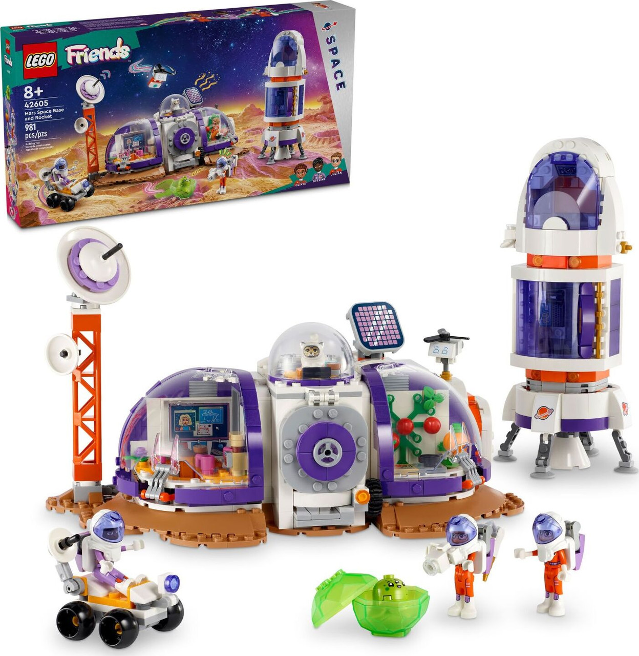 LEGO® Friends™ Mars Space Base and Rocket 1