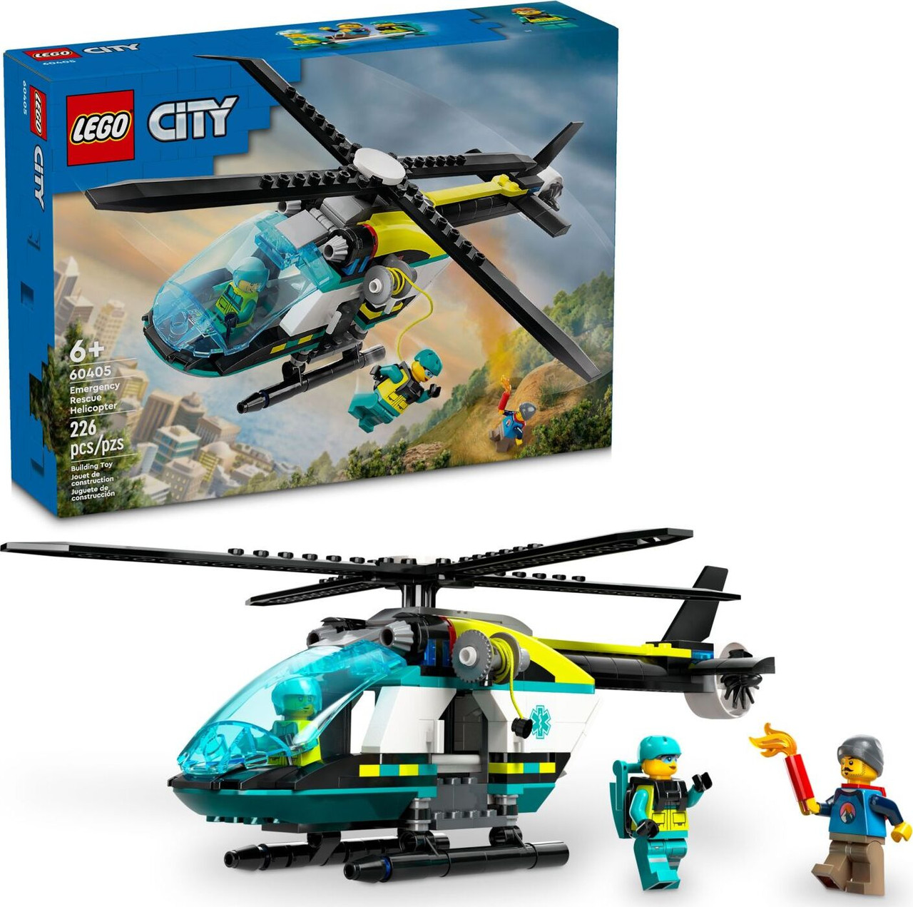 LEGO® City Great Vehicles: Emergency Rescue Helicopter 1