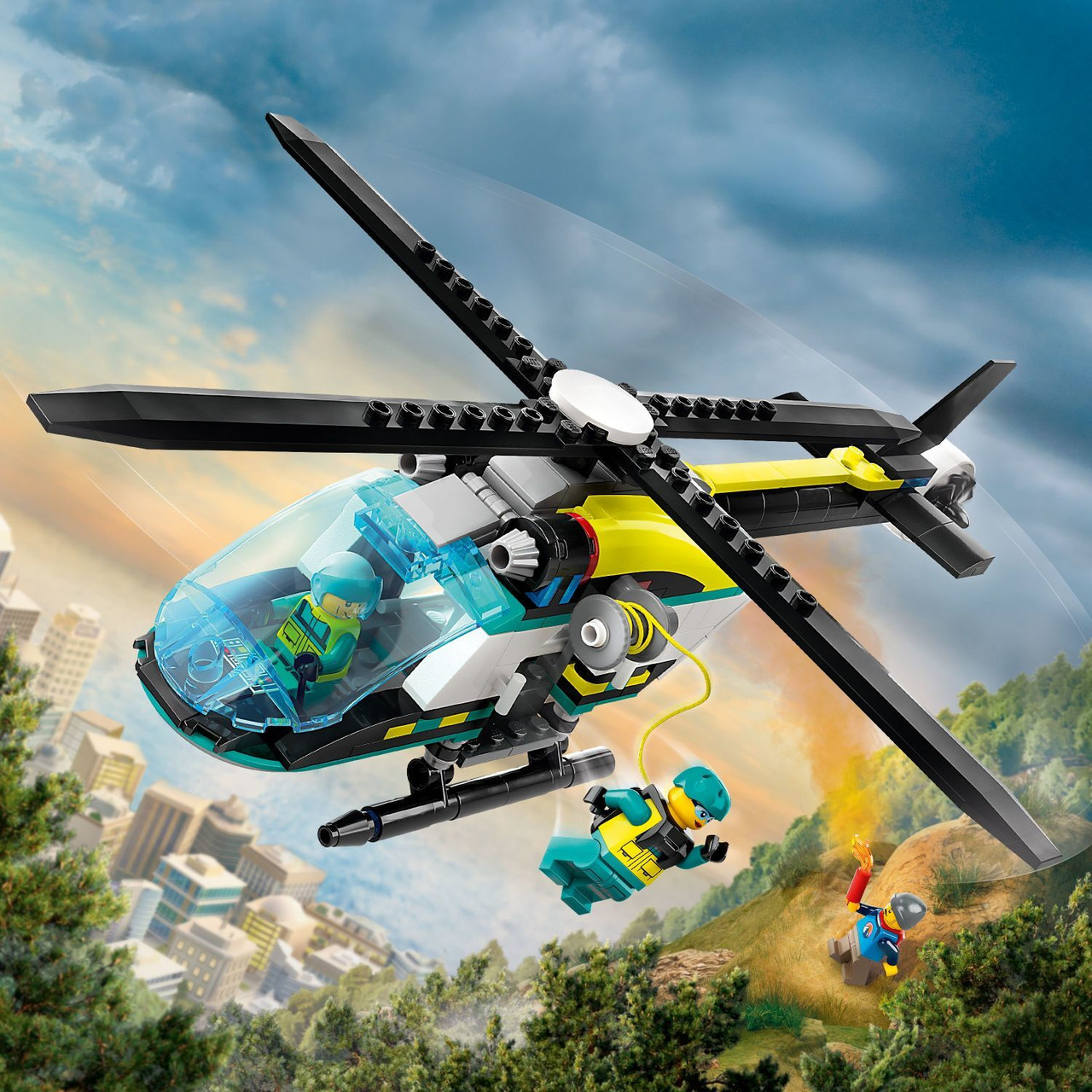 LEGO® City Great Vehicles: Emergency Rescue Helicopter 5