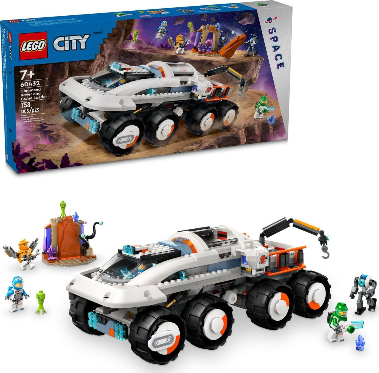 LEGO® City Space: Command Rover and Crane Loader 1