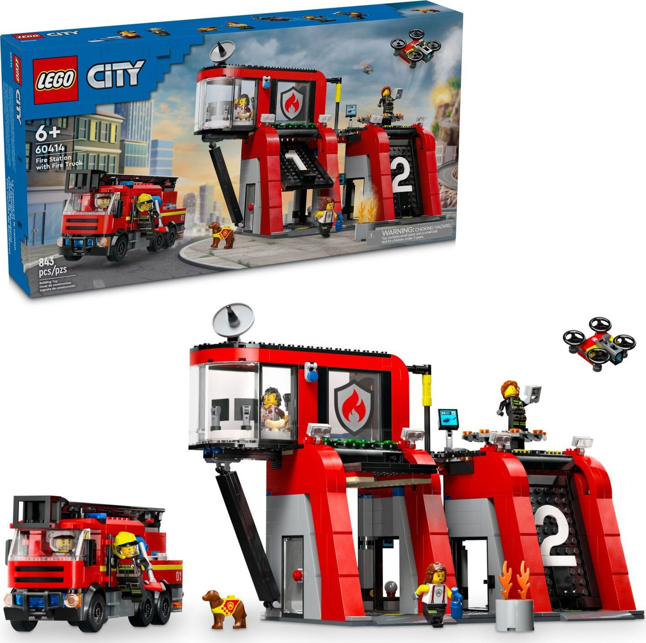 LEGO® City Fire: Fire Station with Fire Truck 1