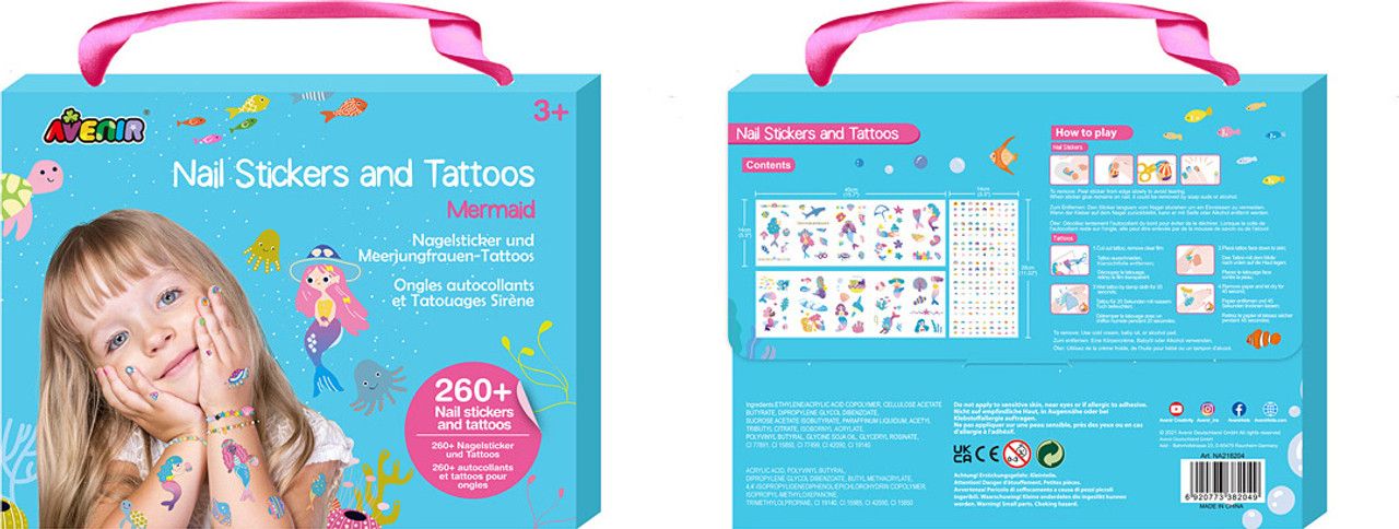 Nail Stickers & Tattoos - Mermaid 3