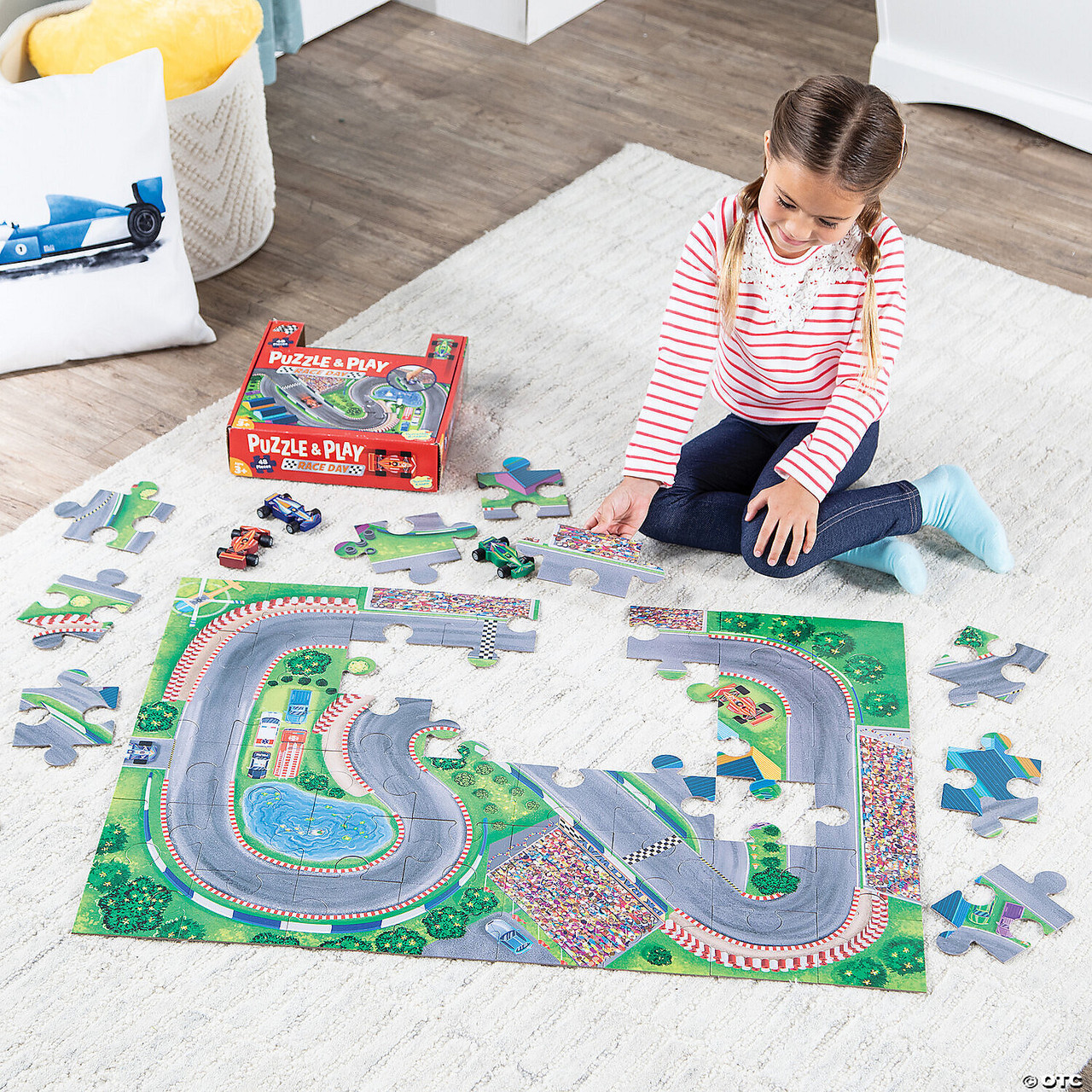 Puzzle and Play: Race Day Floor Puzzle 2