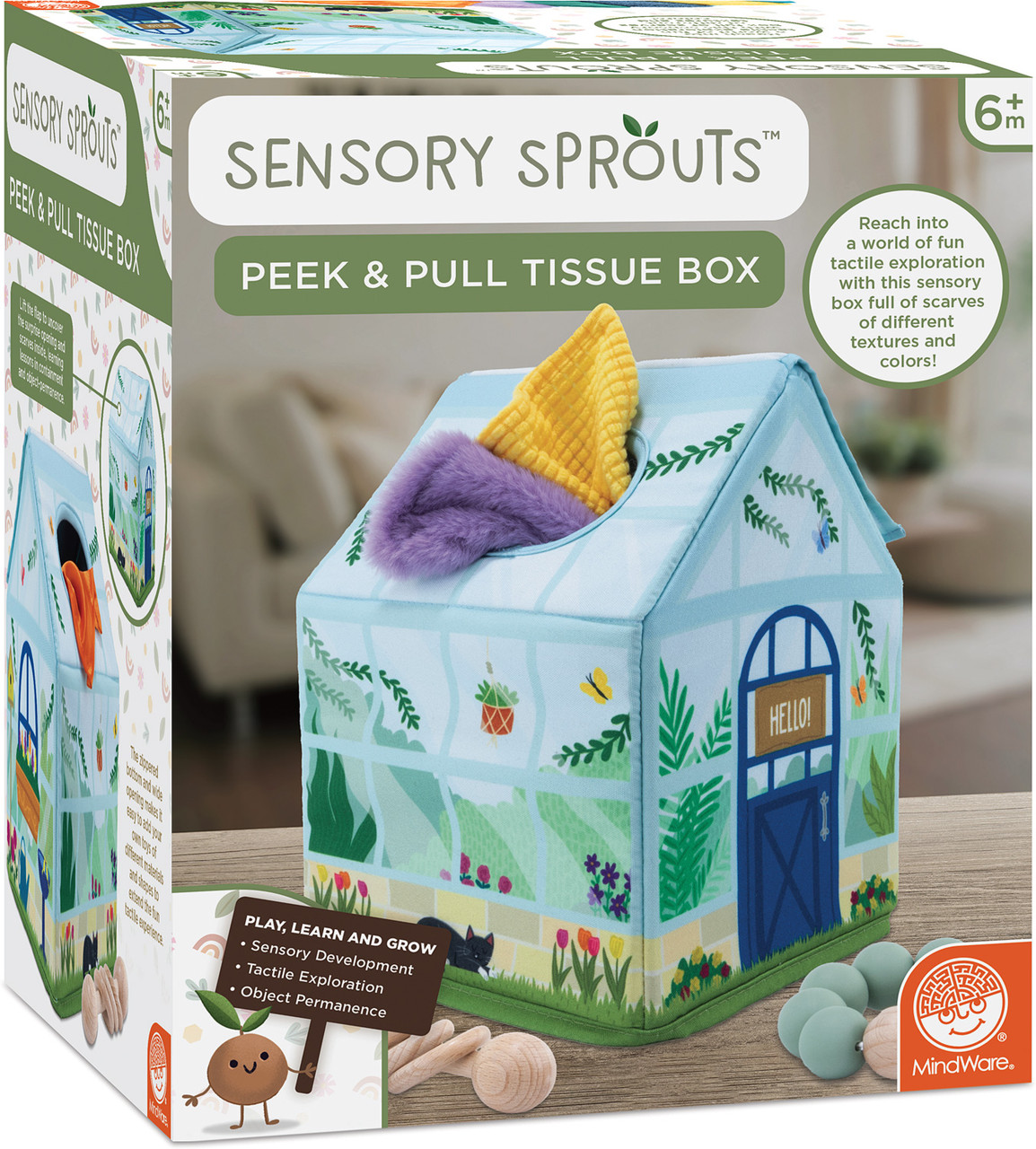 Sensory Sprouts Peek & Pull Tissue Box 2