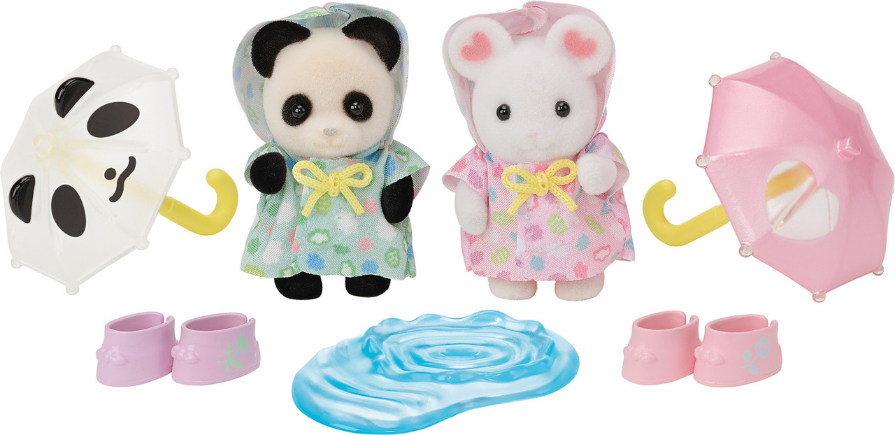 Calico Critters Nursery Friends - Rainy Day Duo 3