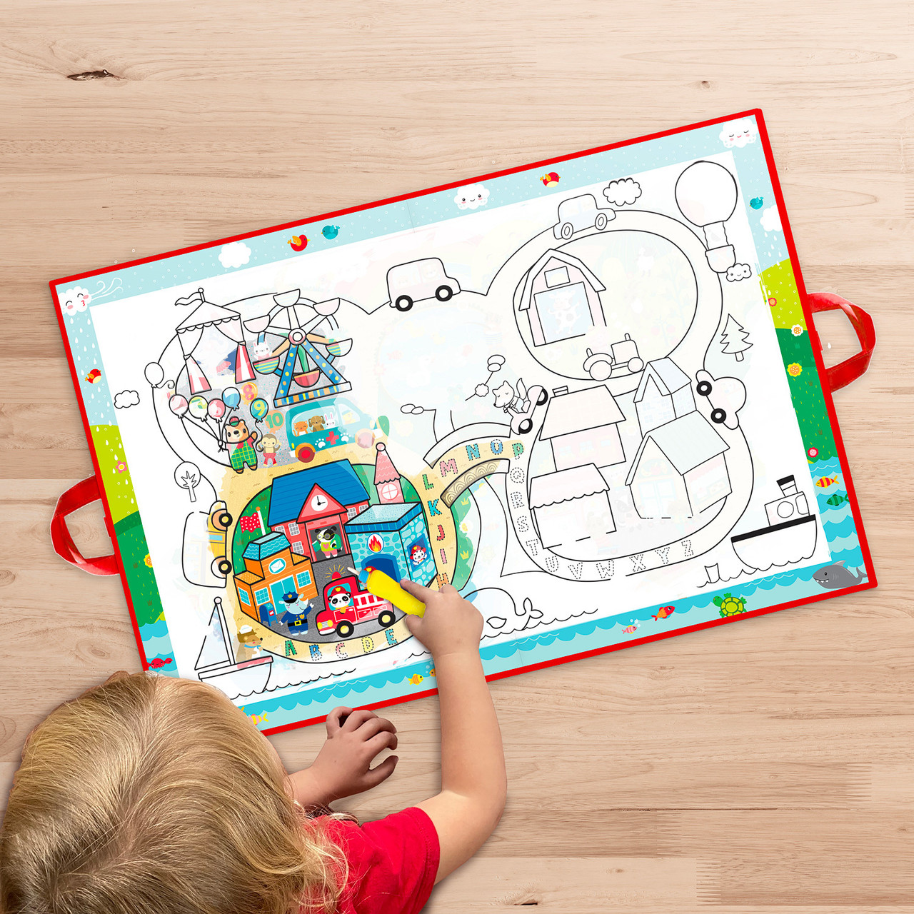 Magic Reveal Pad Mat- Happy Town 2