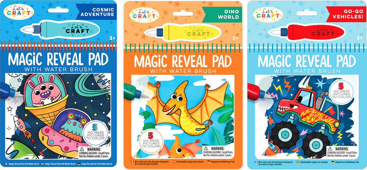 Let's Craft Magic Reveal (assortment) Space, Dinos,vehicles 3