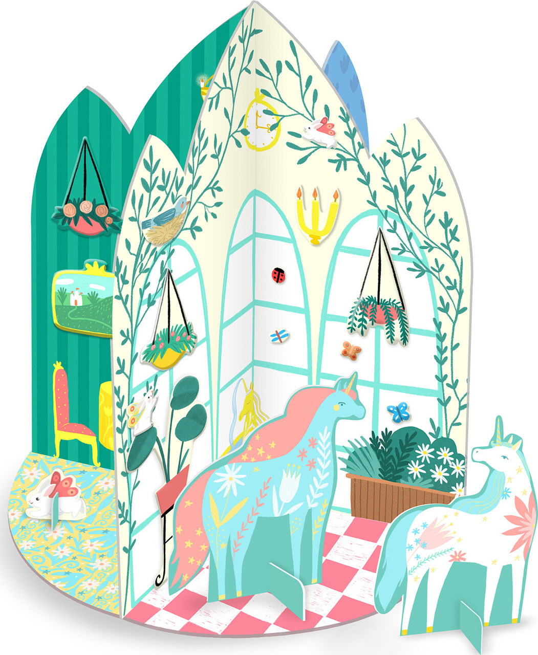 Puffy Sticker 3D Playhouse -Unicorn Palace 2