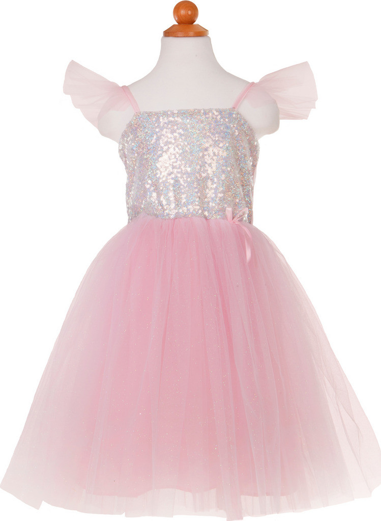 Silver Sequins Princess Dress (Size 3-5) 4