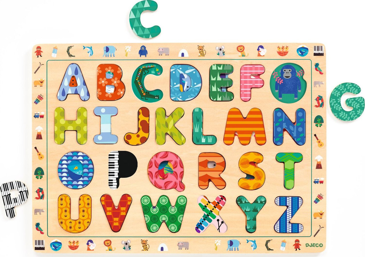 DJECO ABC International Wooden Puzzle 2