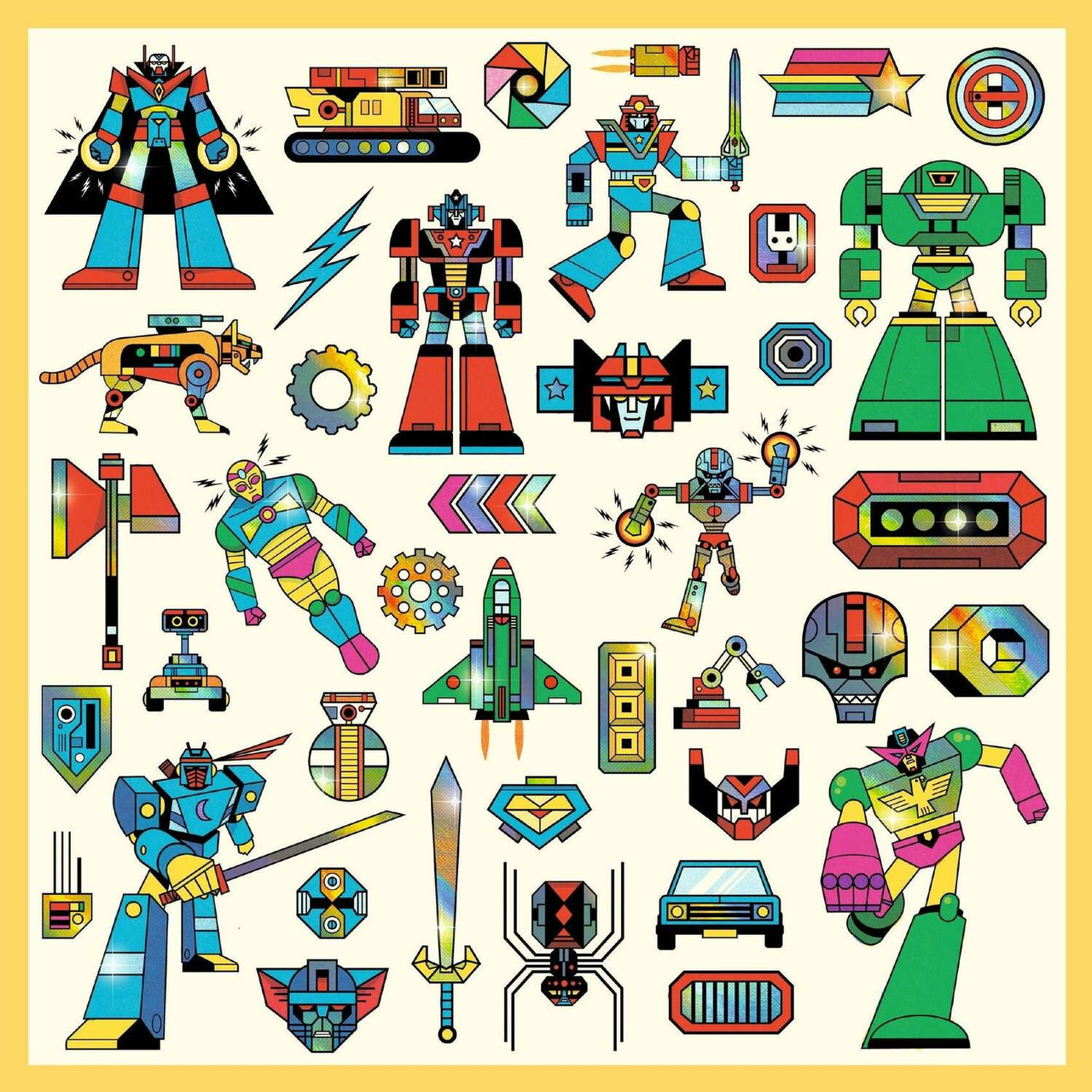 Robots Sticker Sheets 2