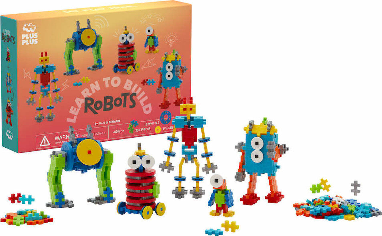 Plus-Plus Learn To Build - Robots 250 pcs 1