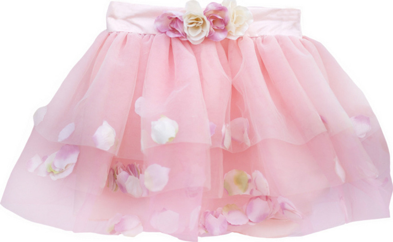 Golden Rose Petal Skirt (Size 4-6) 2