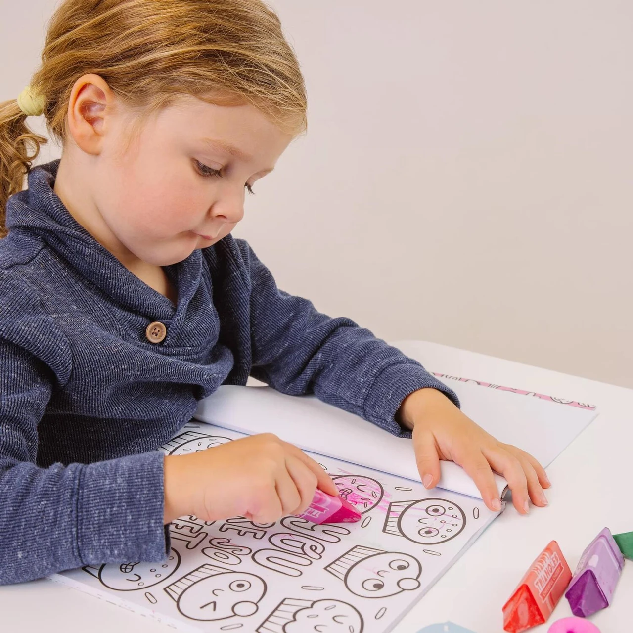 Color-in' Book Coloring Book - Happy Snacks 5