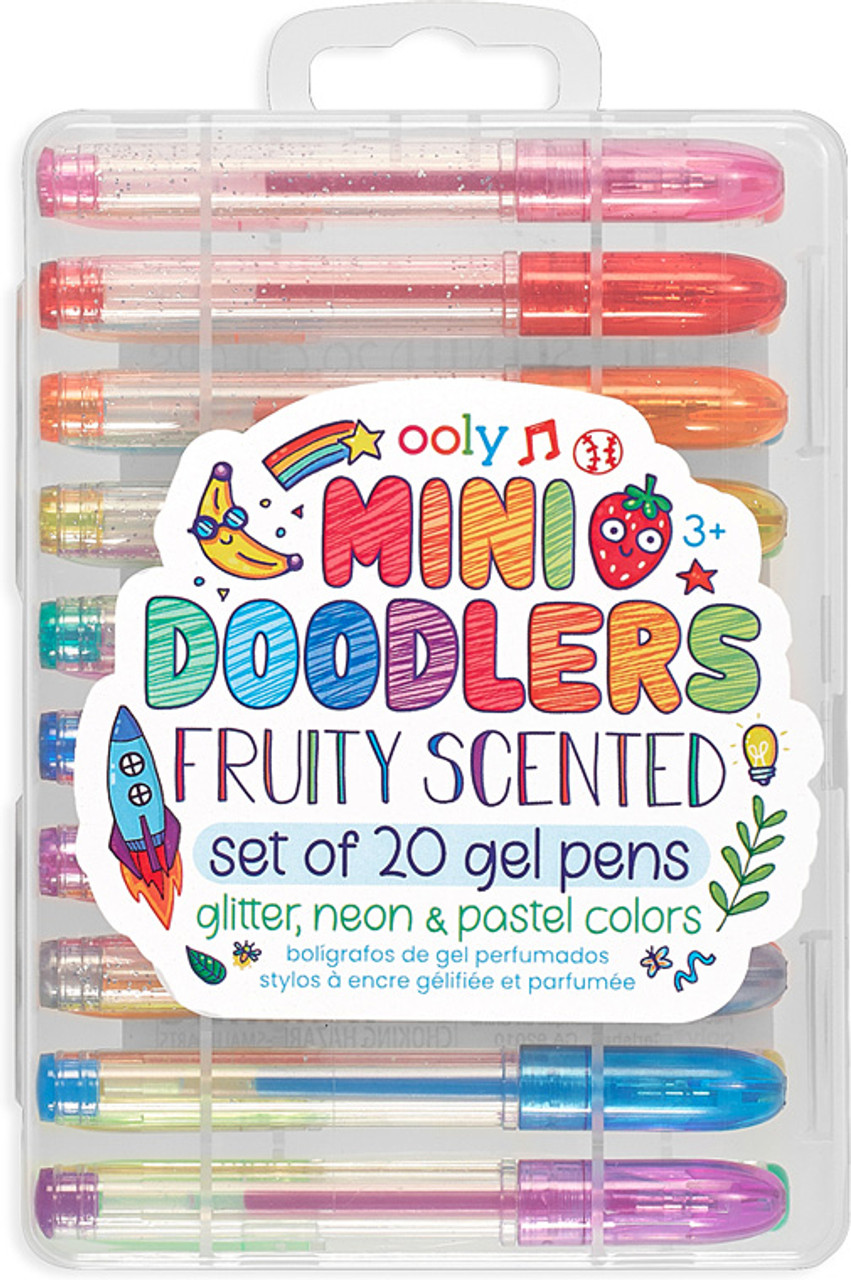 Mini Doodlers Fruity Scented Gel Pens - Set of 20 3