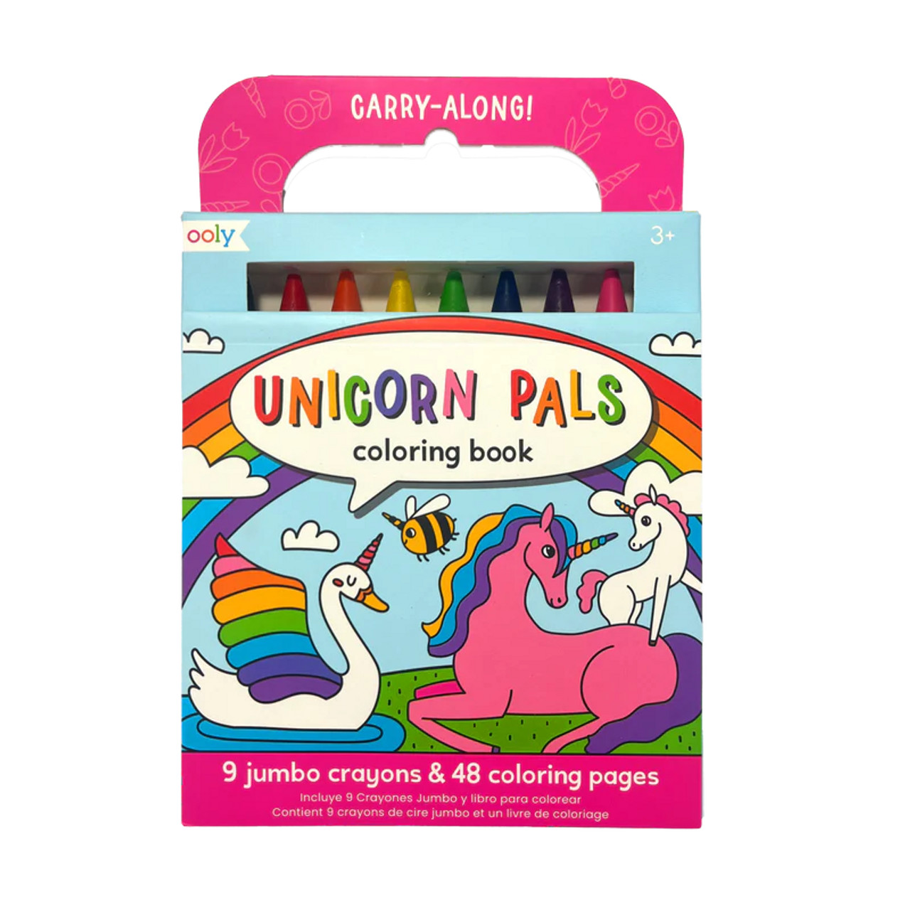 Carry Along Crayons & Coloring Book Kit - Unicorn