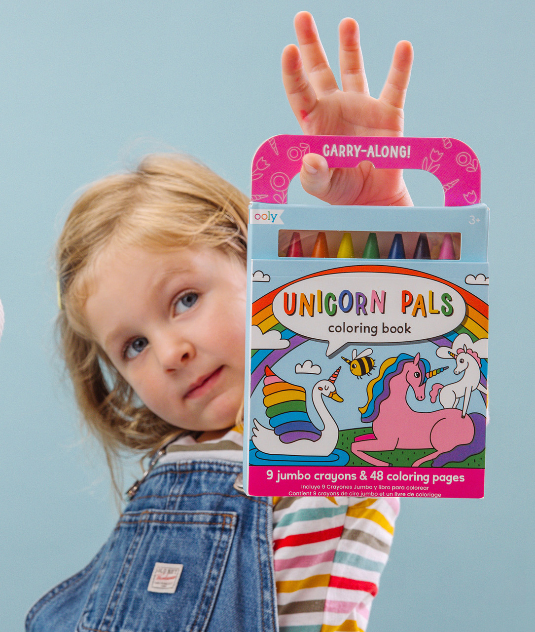 Carry Along Unicorn Pals Coloring Book and Crayon Set 1