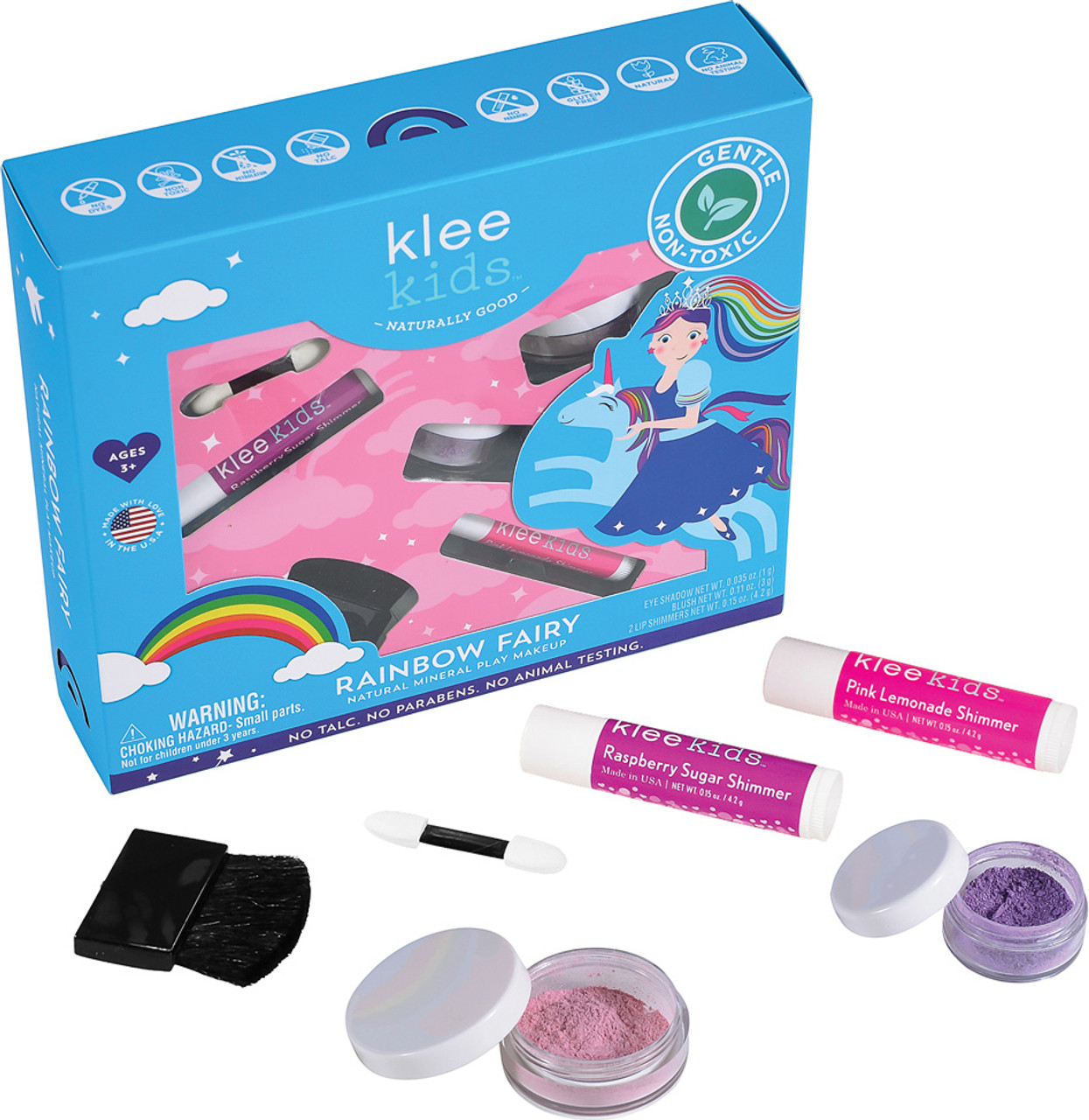 Klee Kids Rainbow Fairy Natural Mineral Play Makeup 2