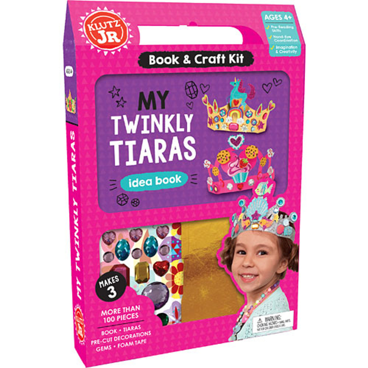 KLUTZ JR. MY TWINKLY TIARAS 1