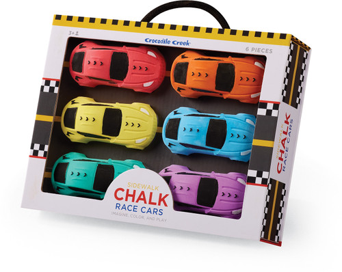 Sidewalk Chalk Race Cars 1