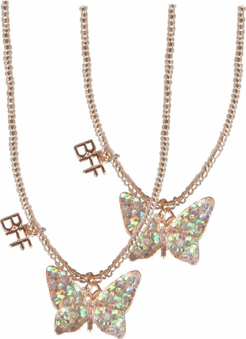 Bff Butterfly Share & Tear Necklaces 1