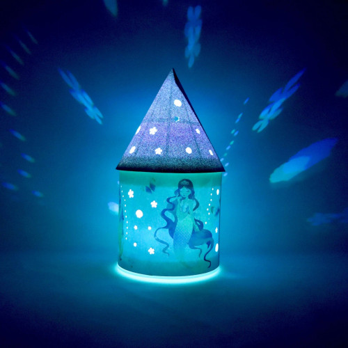 Shimmering Mermaid Color Changing Led Lantern