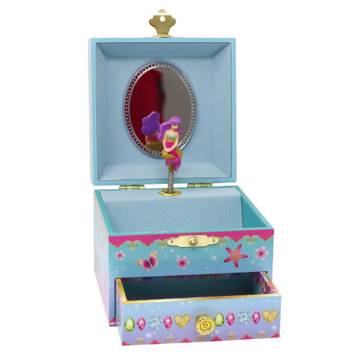 Shimmering Mermaid Small Musical Jewellery Box