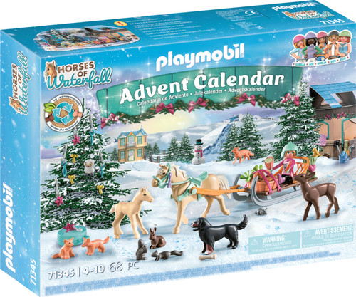 Playmobil Advent Calendar Horses of Waterfall - Christmas Sleigh Ride 1