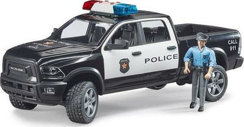 Bruder 02505 Police Ram 2500 w/ Policeman and Light & Sound Module 1