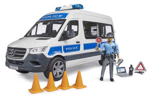 Mb Sprinter Police Emergency Truck W/ Policeman