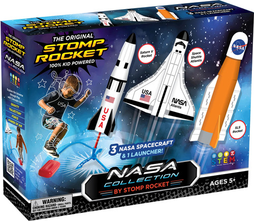 Little Planet アルミ製ペダル　スーパーキッズ Nasa Collection Space Stomp Rockets - PlayMatters Toys