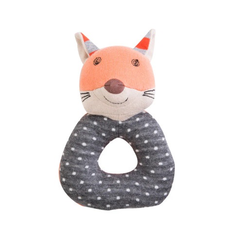 Frenchy Fox Teething Rattle