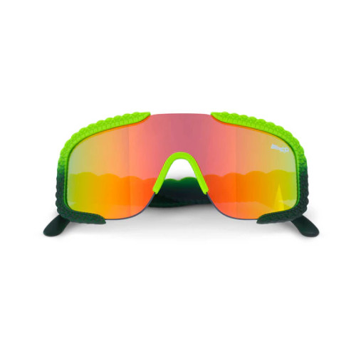 Gulf Shores Shield Green Youth Sunglasses