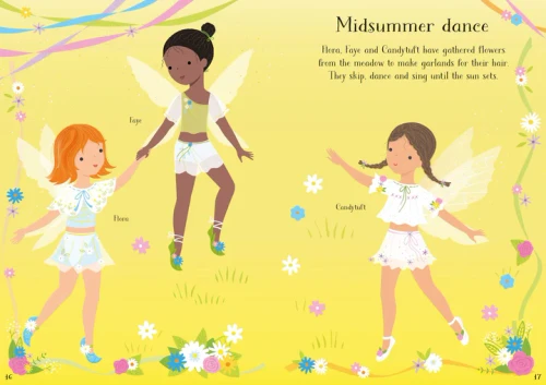 Little Sticker Dolly Dressing Summer Time Fairies