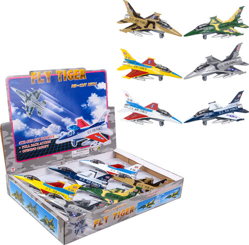 7\" F-16 Die-cast Jet 5