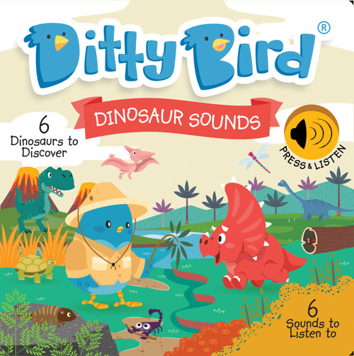 Ditty Bird Baby Sound Book: Dinosaur Sounds 2