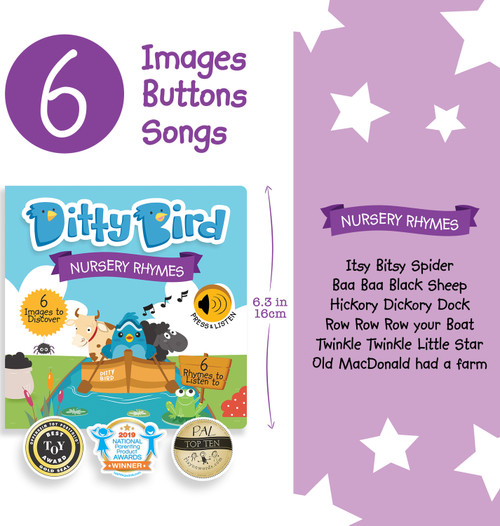 Ditty Bird Baby Sound Book: Nursery Rhymes 1