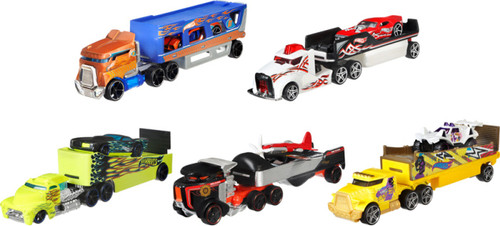 Hot Wheels Super Rigs - Big Rig Heat - Camion Violet 1:64 - Diecast Neuf - Modèle à Collectionner