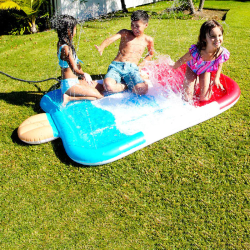 Red White And Blue Popsicle Splash Slide