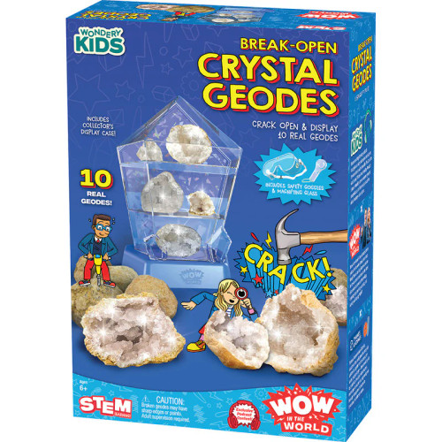 Wow In The World: Break-Open Crystal Geodes